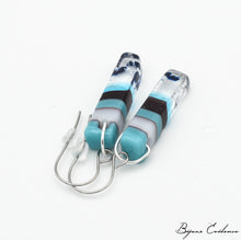 Load image into Gallery viewer, Bijoux-evidence-verre-technique-murano-florence-buhler-atelier-art-france-abstrait-boucle-oreille
