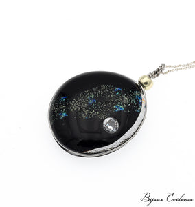 Bijoux-evidence-verre-technique-murano-florence-buhler-atelier-art-france-artisan-createur-cosmos-pendentif-collier