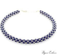 Load image into Gallery viewer, Renaissance Lapis-Silver Necklace
