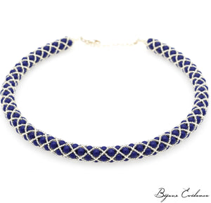 Renaissance Lapis-Silver Necklace