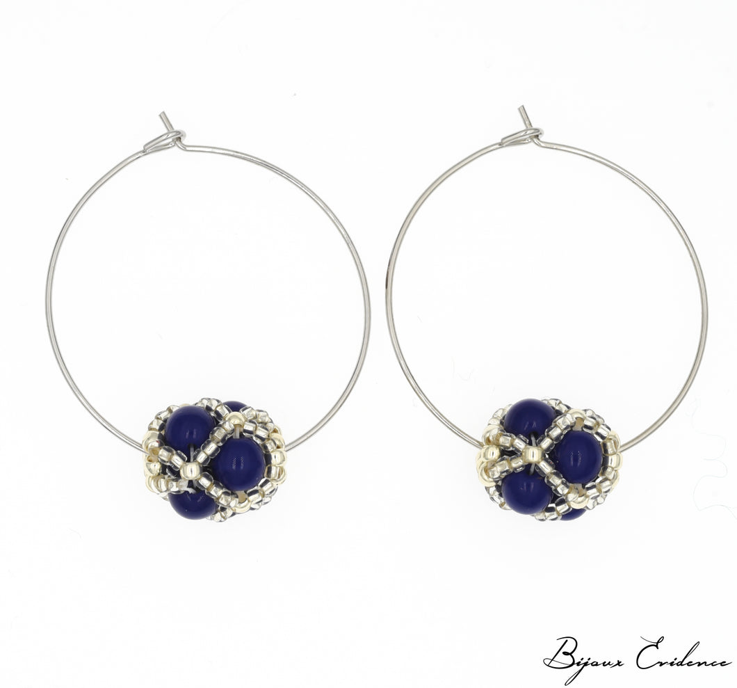 Bijoux-artisan-createur-atelier-art-france-histoire-bijoux-evidence-florence-buhler-Renaissance-Moyen-Age-Boucle-Oreille-perle-lapis-argent